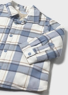 2104 Mayoral Checked Quilted Overshirt
