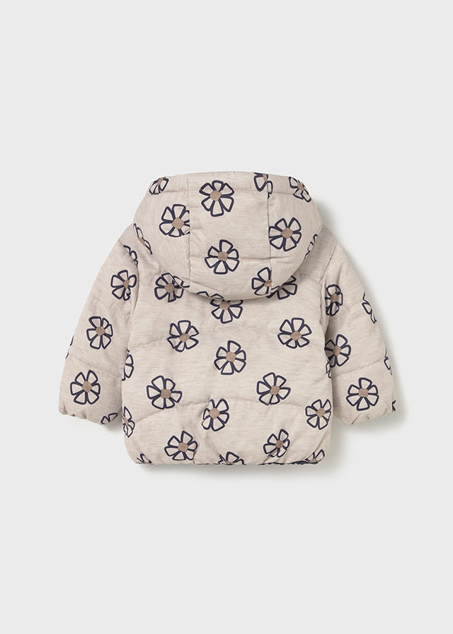 2437 Mayoral Reversible Flower Jacket