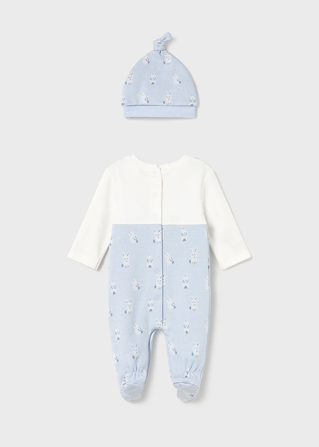 2609 Mayoral Dungaree Set with Hat