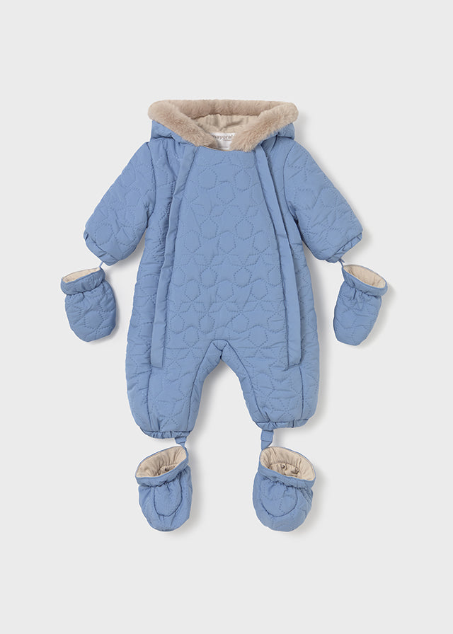2615 Mayoral Quilted Snowsuit