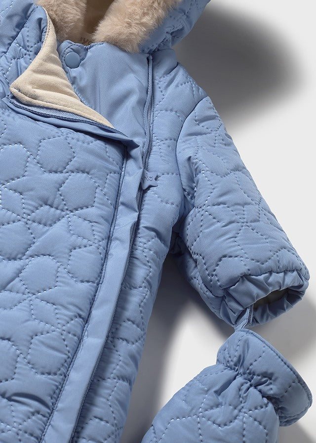 2615 Mayoral Quilted Snowsuit