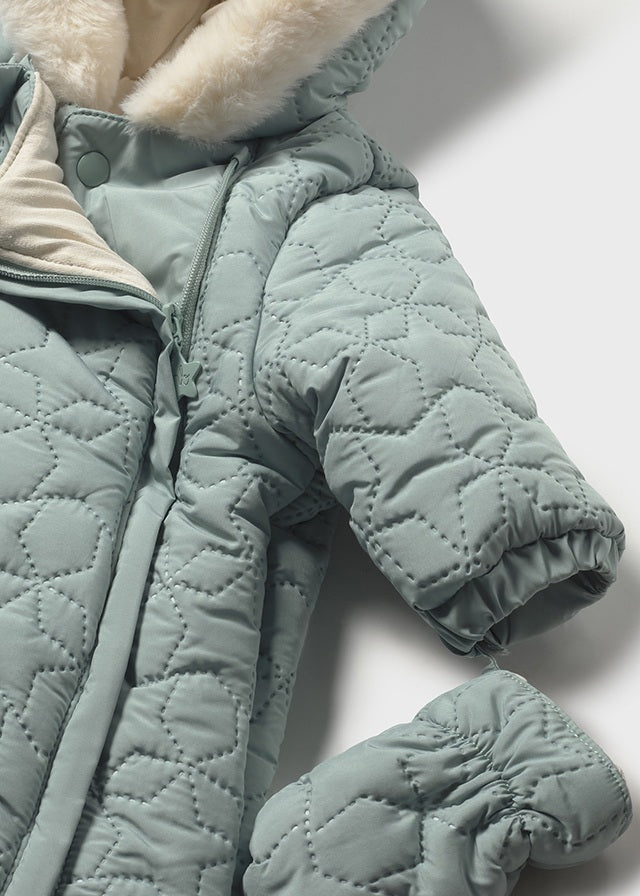 2615 Mayoral Quilted Snowsuit