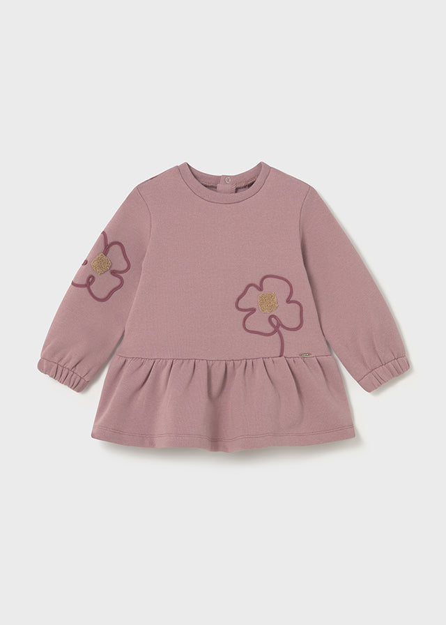 2917 Mayoral Flower Sweatshirt Dress
