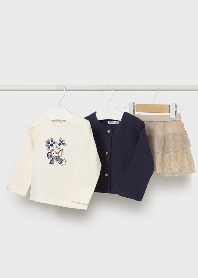 2922 Mayoral Party Skirt Set