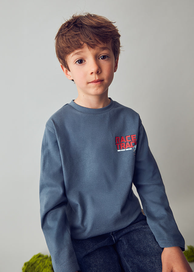 4084 Mayoral Long Sleeved Race Track T-Shirt
