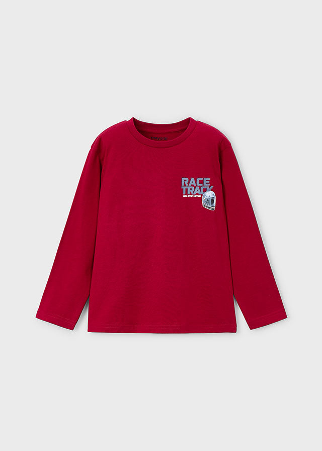 4084 Mayoral Long Sleeved Race Track T-Shirt