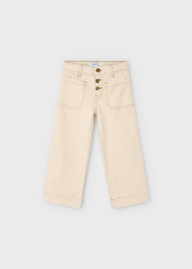 4576 Mayoral Dressy Cream Trousers