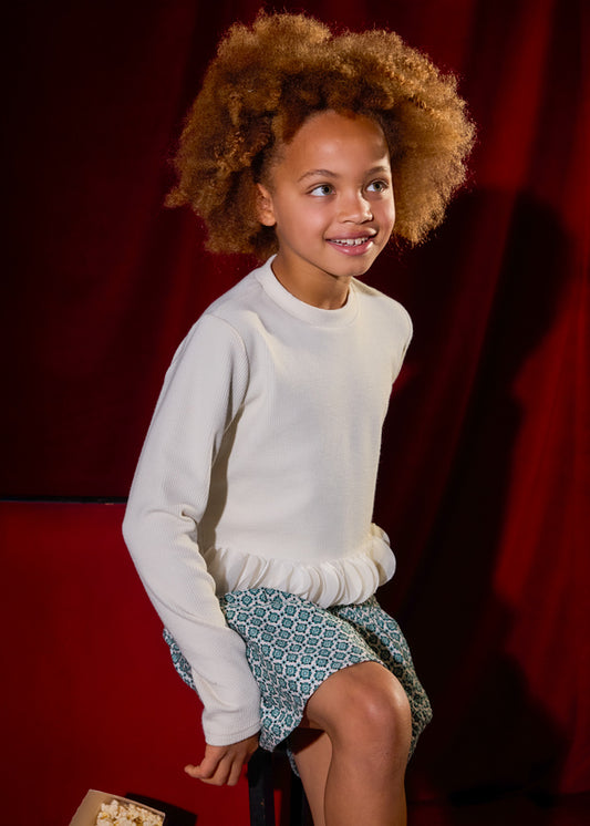 7030 Mayoral Long  Sleeved Dressy Top