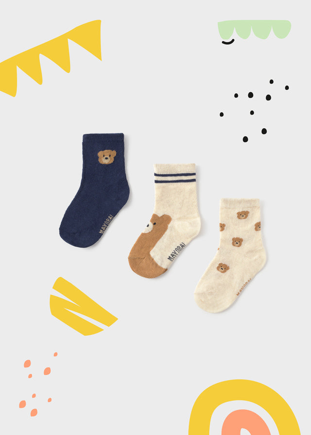 10008 Mayoral 3 Pairs Socks