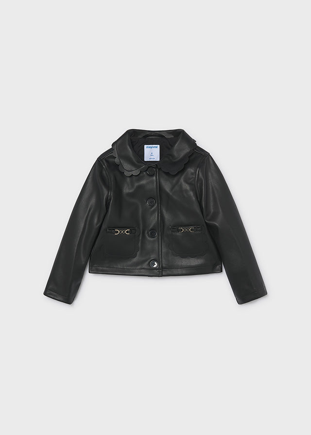 Mayoral PU Cropped Jacket 4410