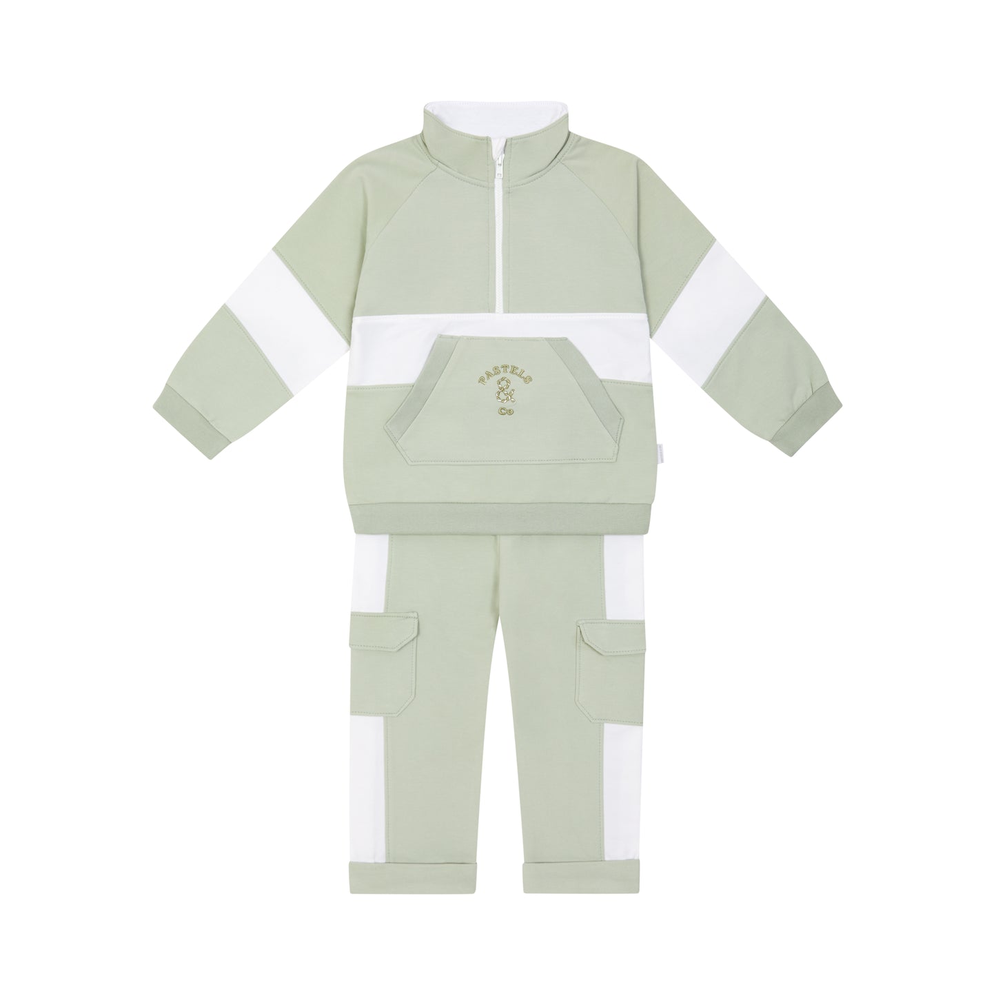 802T Pastels 1/4 Zip Jogging Set - Caston