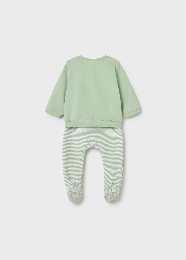 1599 Mayoral Heart Sweat and Stripe Leg Set