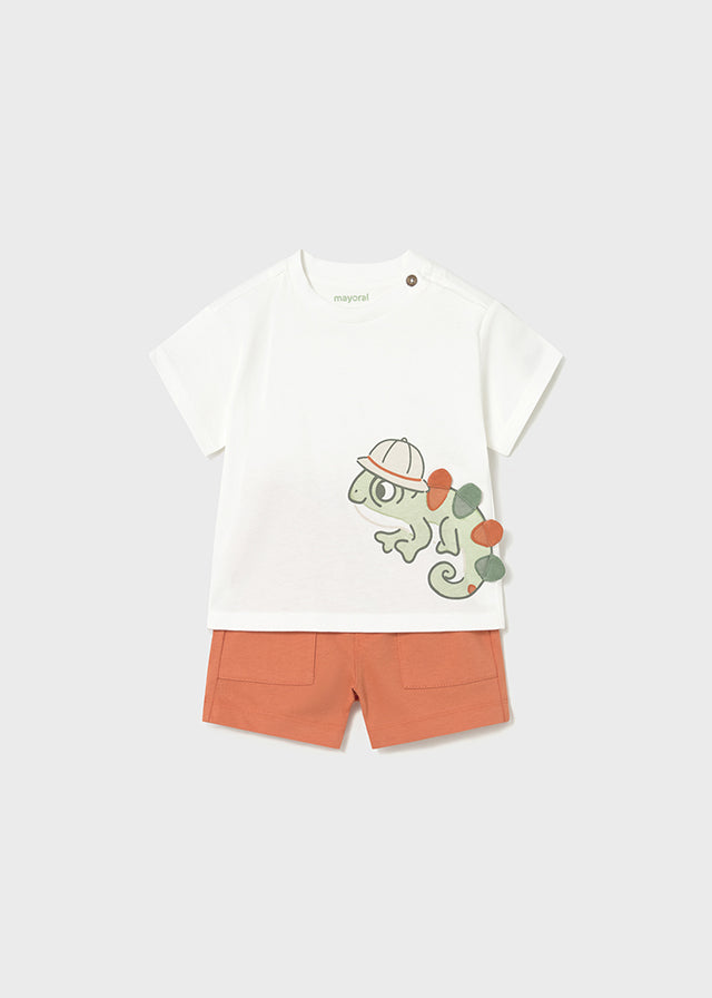 1668 Mayoral Gecko T-Shirt & Short Set