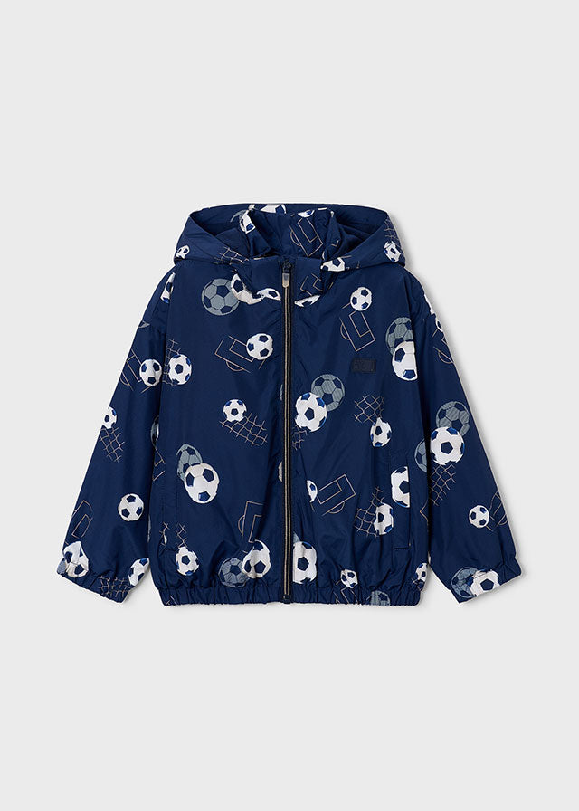 3446 Mayoral Football Print Jacket