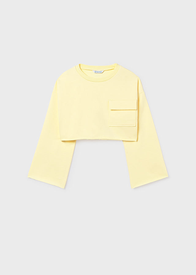 6402 Mayoral Sweatshirt & Vest Combination Top