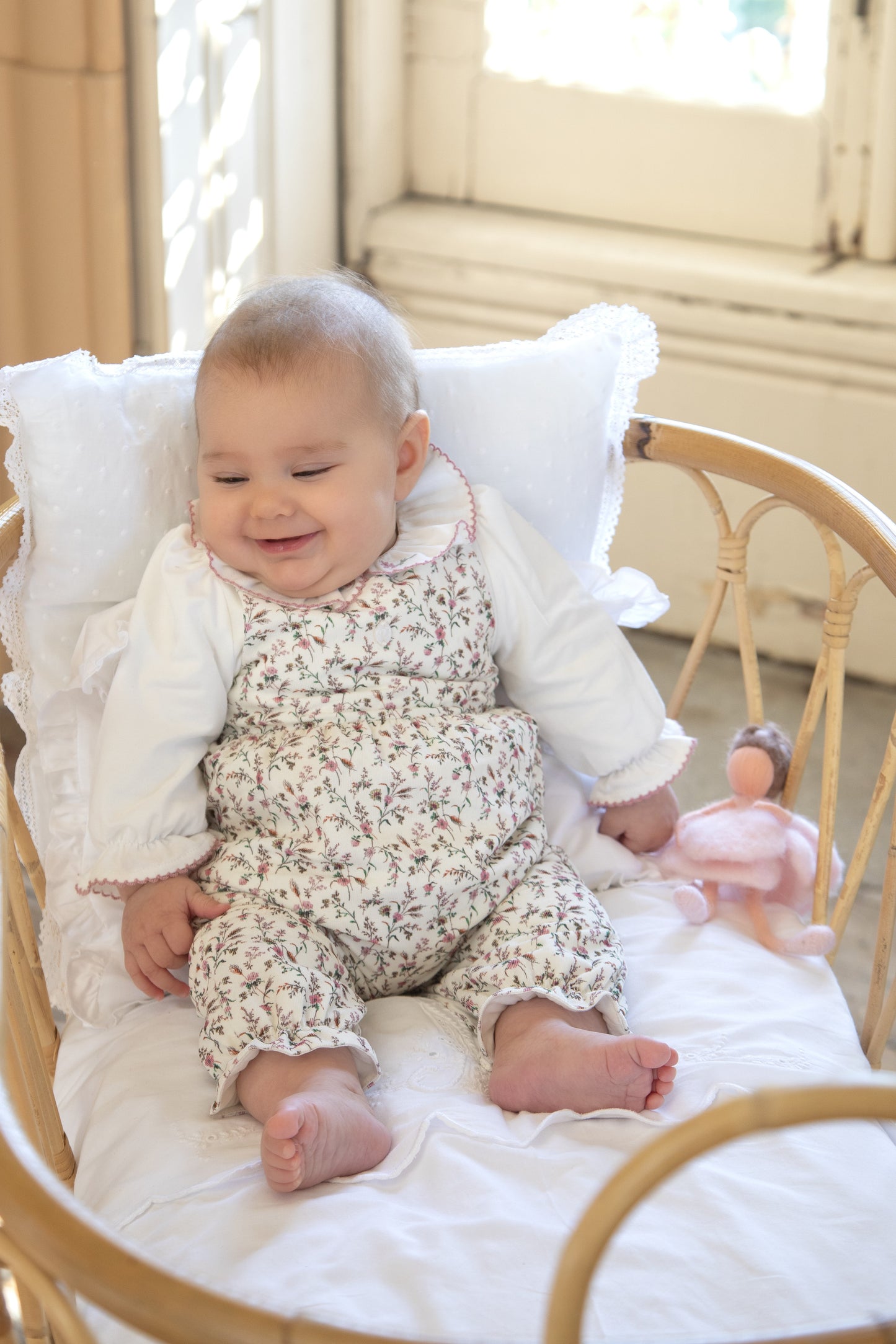 PAP33118 Patachou Liberty Print Romper