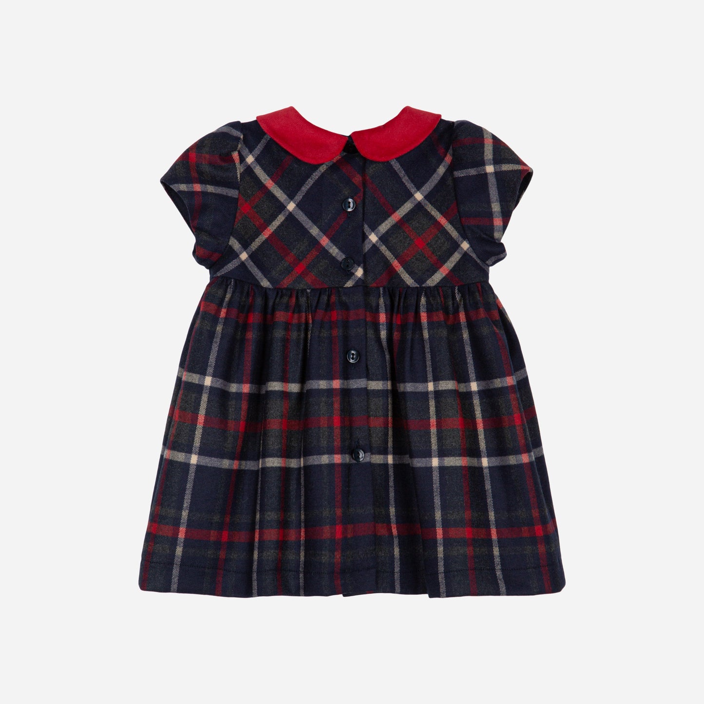 PAP33132 Patachou Checked Tartan Dress