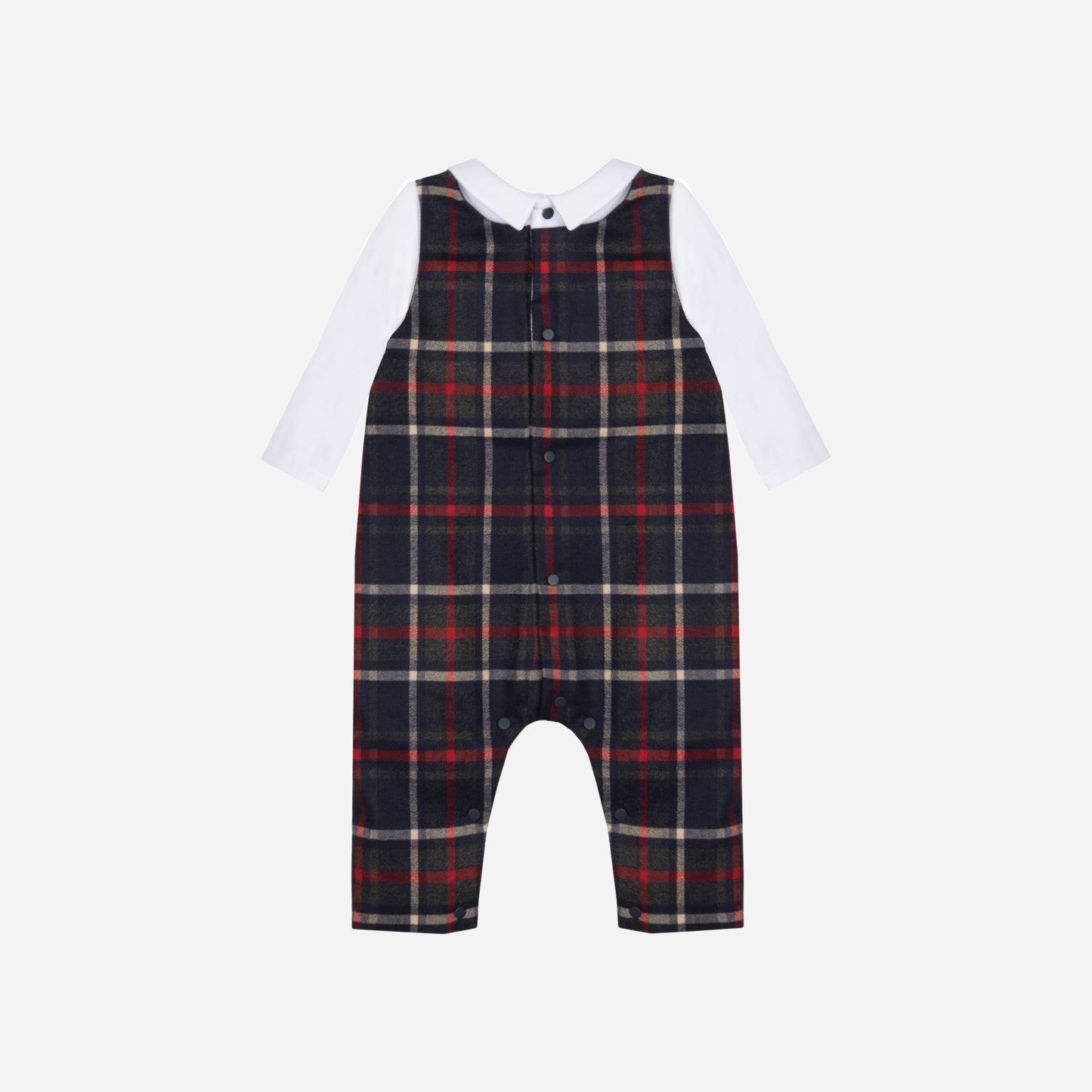 PAP33135 Patachou Tartan Dungaree