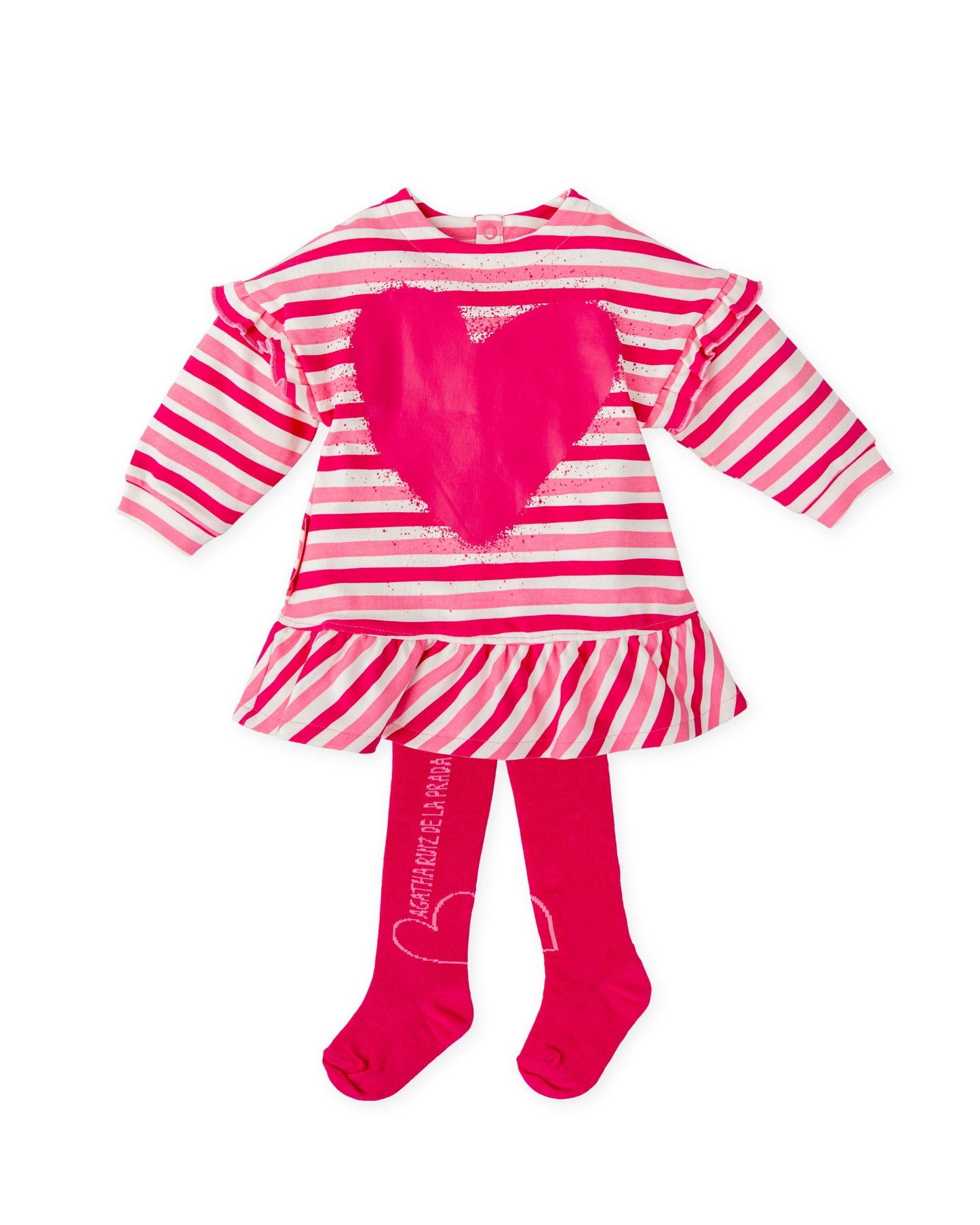 8283 Agatha Ruiz de la Prada Striped Dress Set