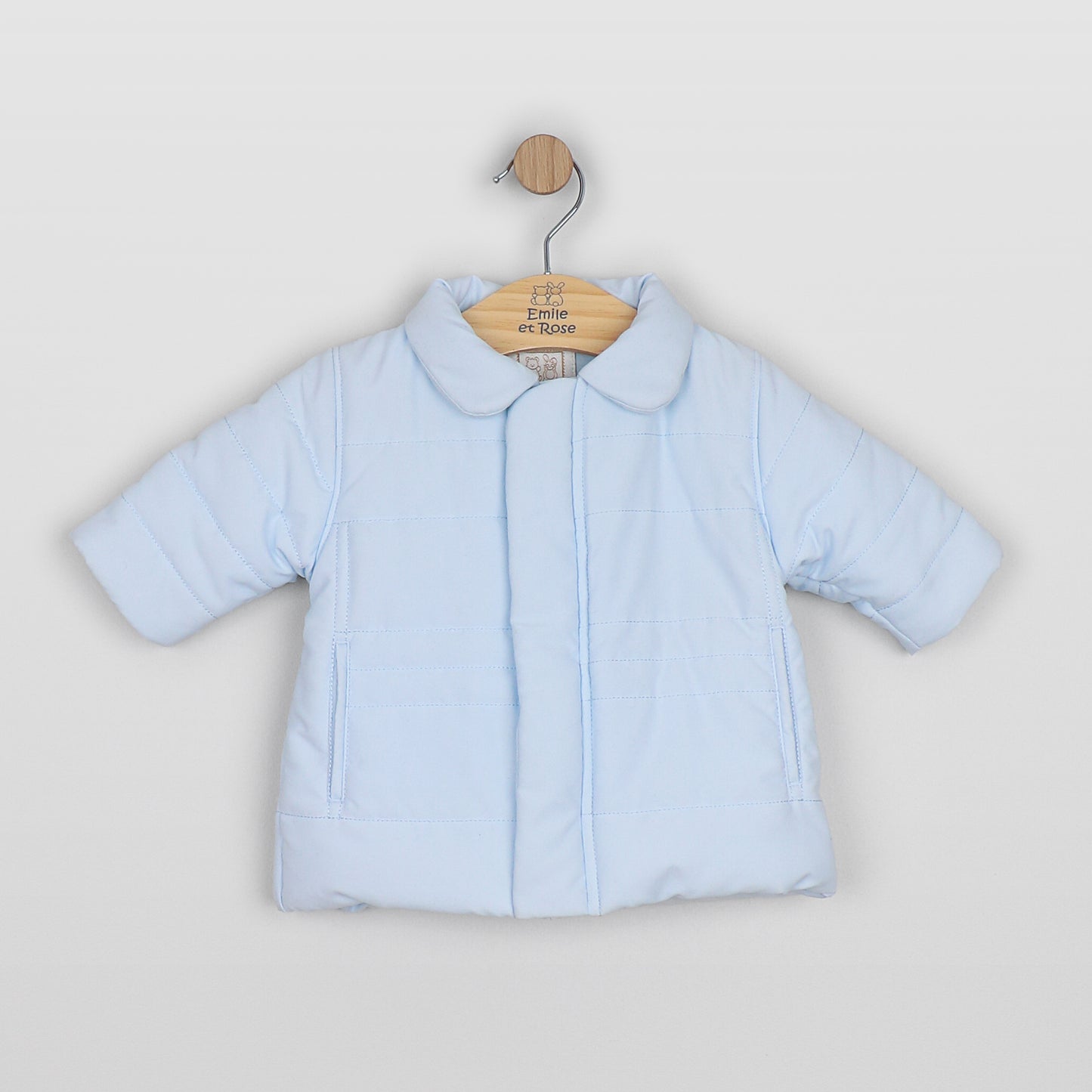 9286 Emile et Rose Quilted Jacket with Mittens - Neil