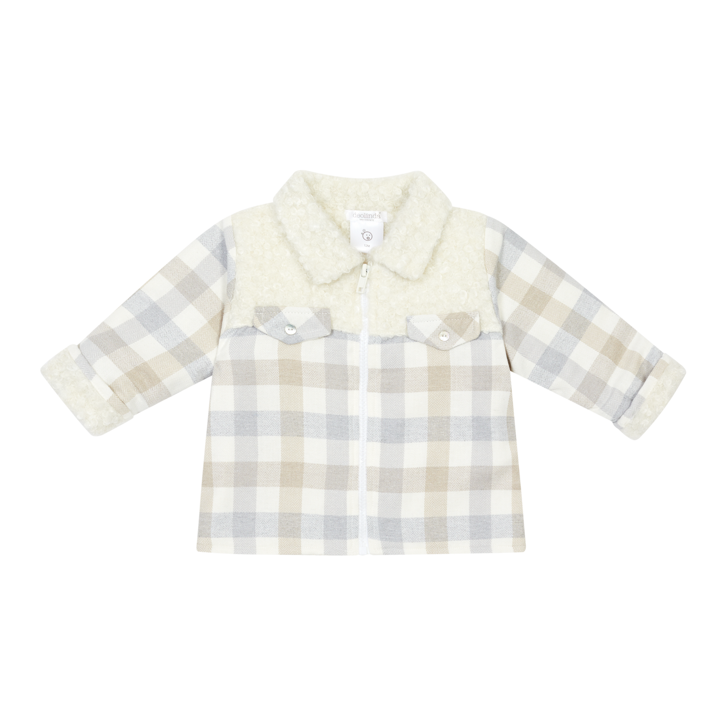 126806 Deolinda Checked Lumberjack Style Jacket