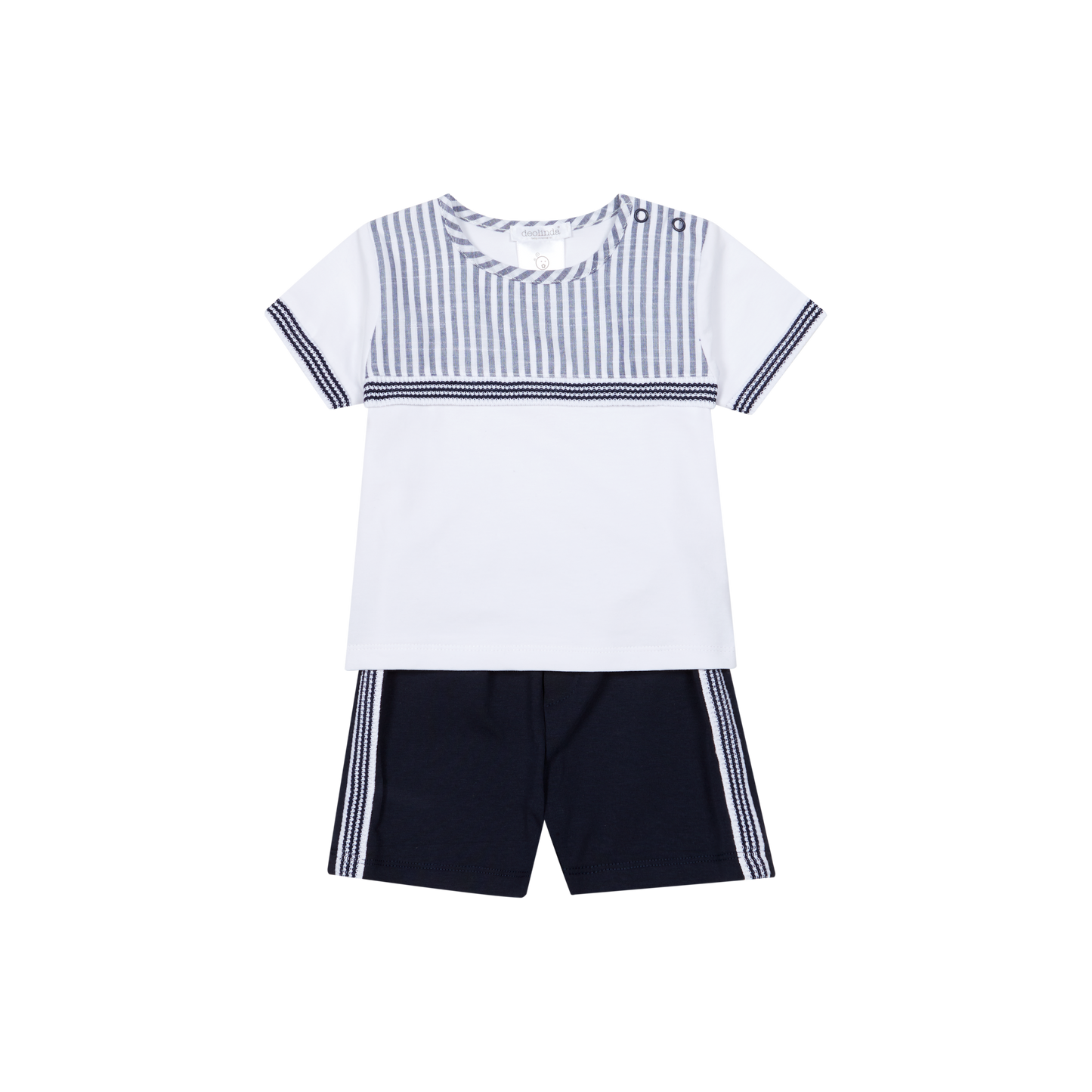 26735 Deolinda Smart Stripe Short Set