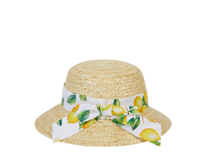 26H01 Deolinda Straw Lemon Hat