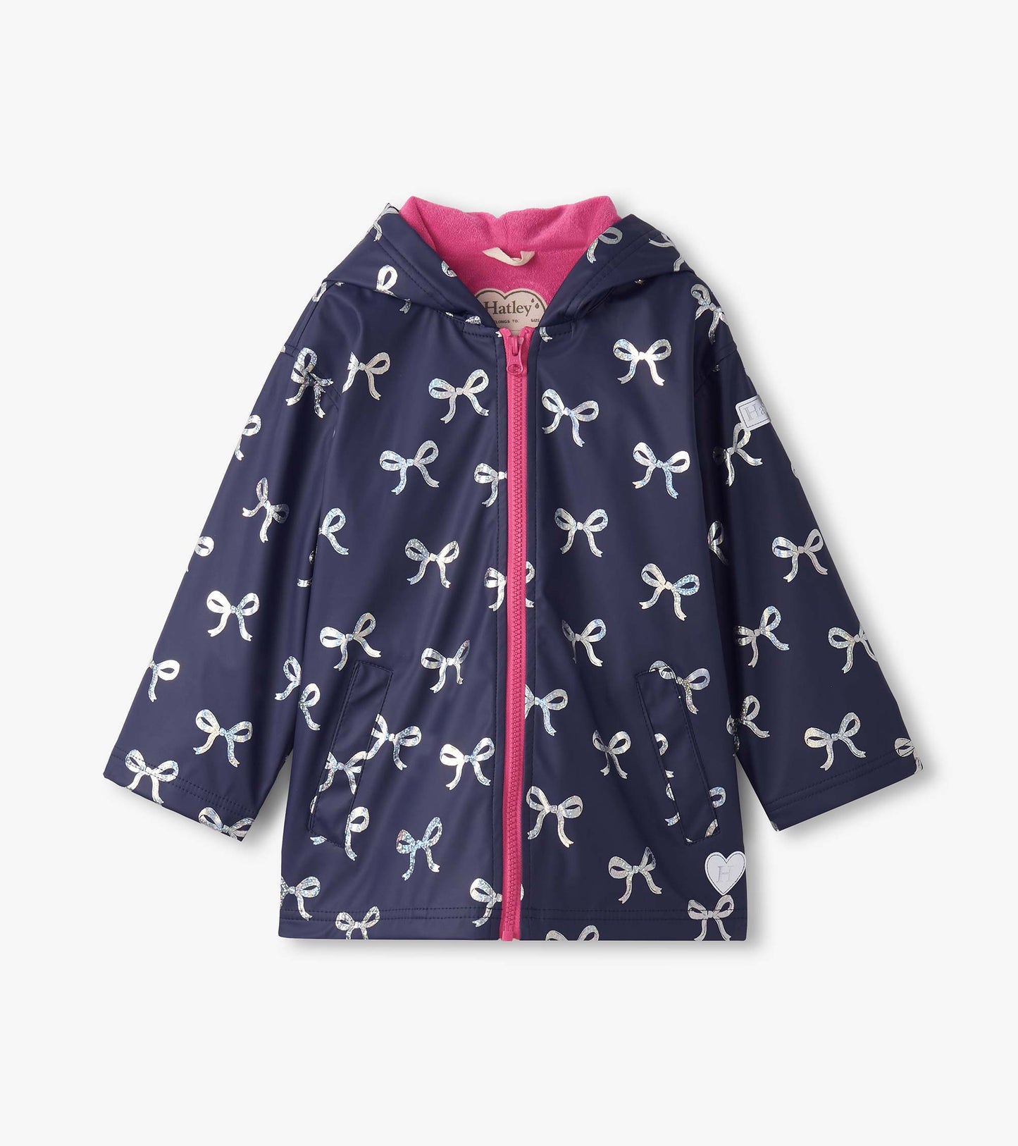 FBK818 Hatley Foil Bows Rainjacket