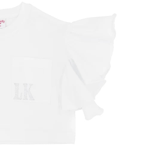 LK002 Lelli Kelly Cropped Pocket T-Shirt - Amy