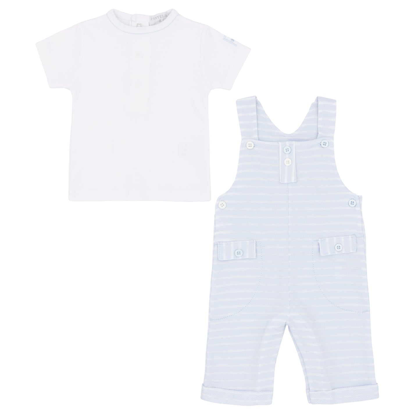 PA203B Pastels & Co. - Liam Dungaree Set