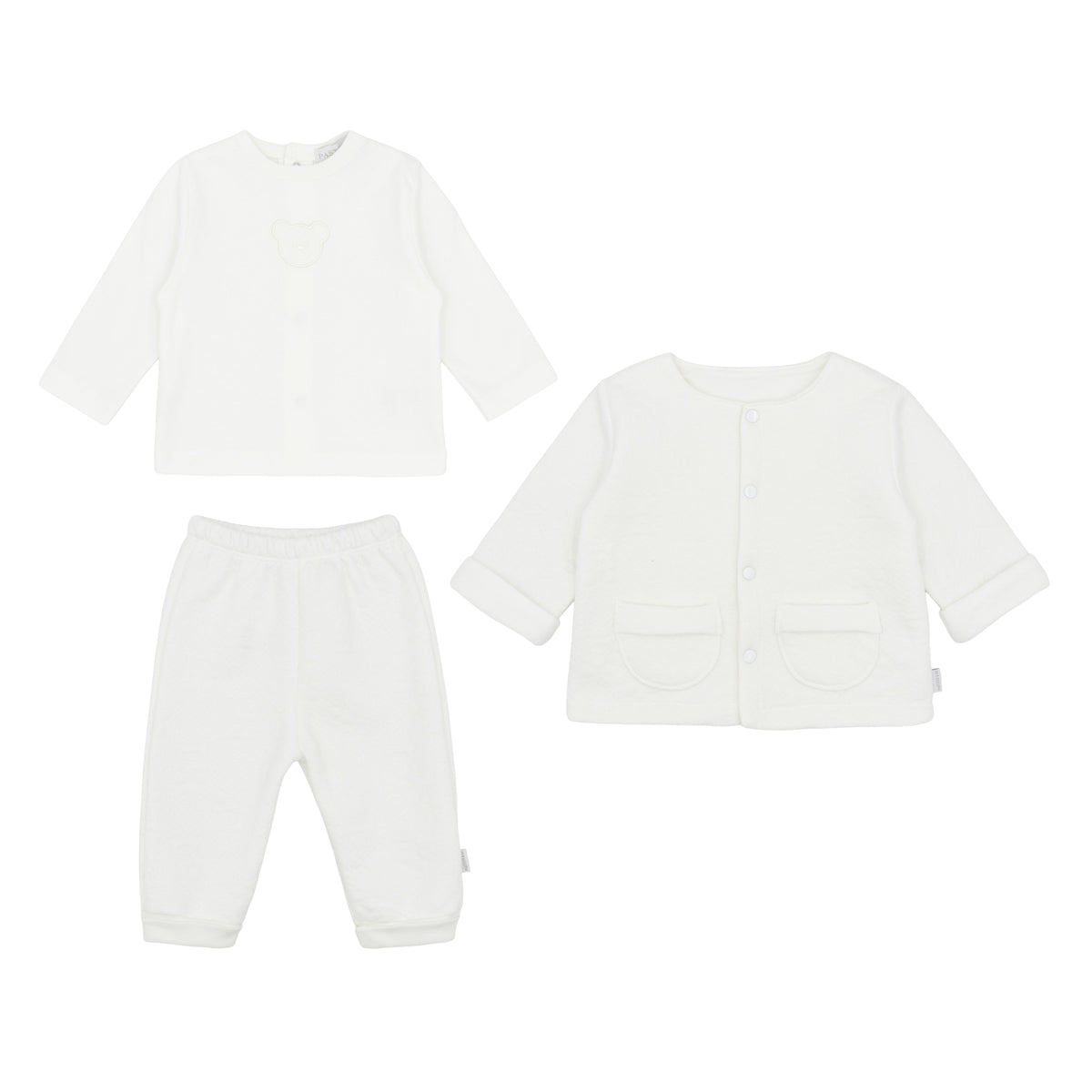 3003L Pastels & Co. 3 Piece Jacket set - Teddy