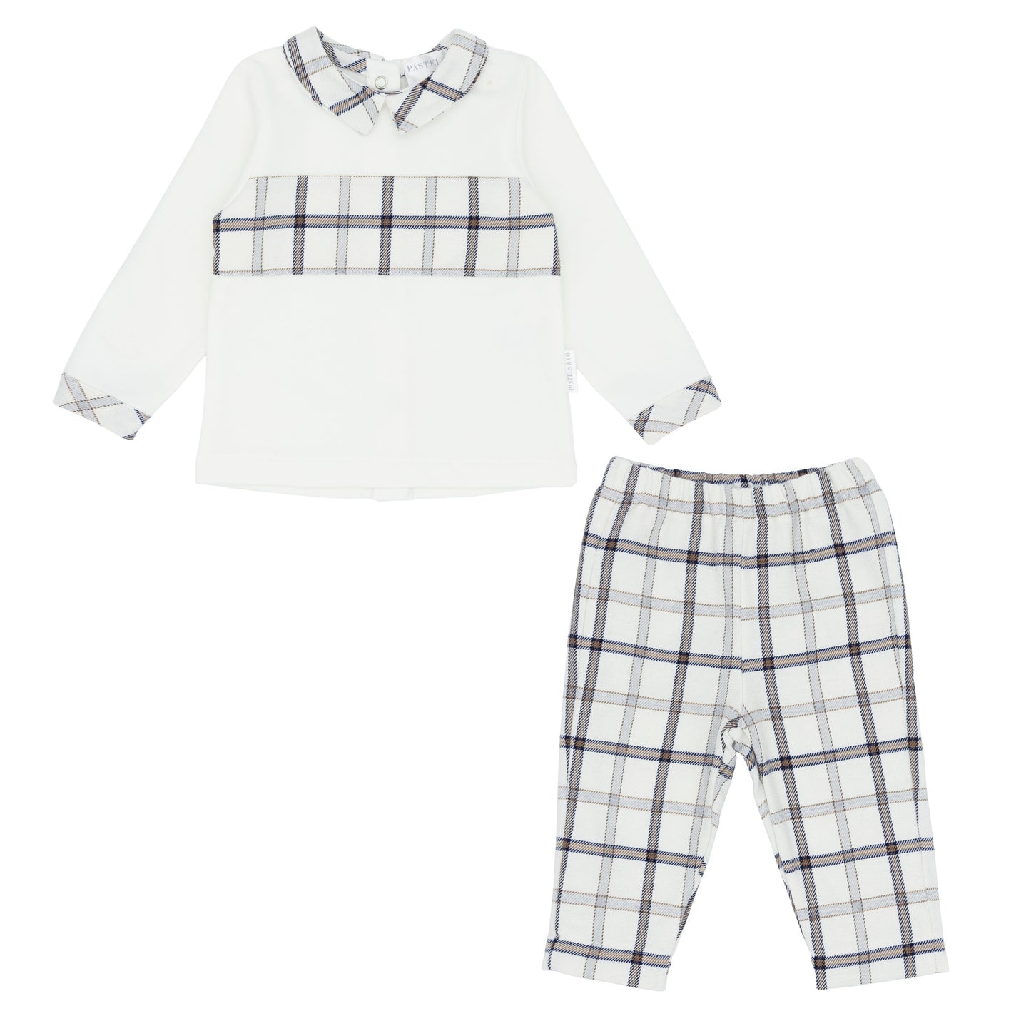 PA302C Pastels - Montgomerie Rugby & Trousers Checked Set