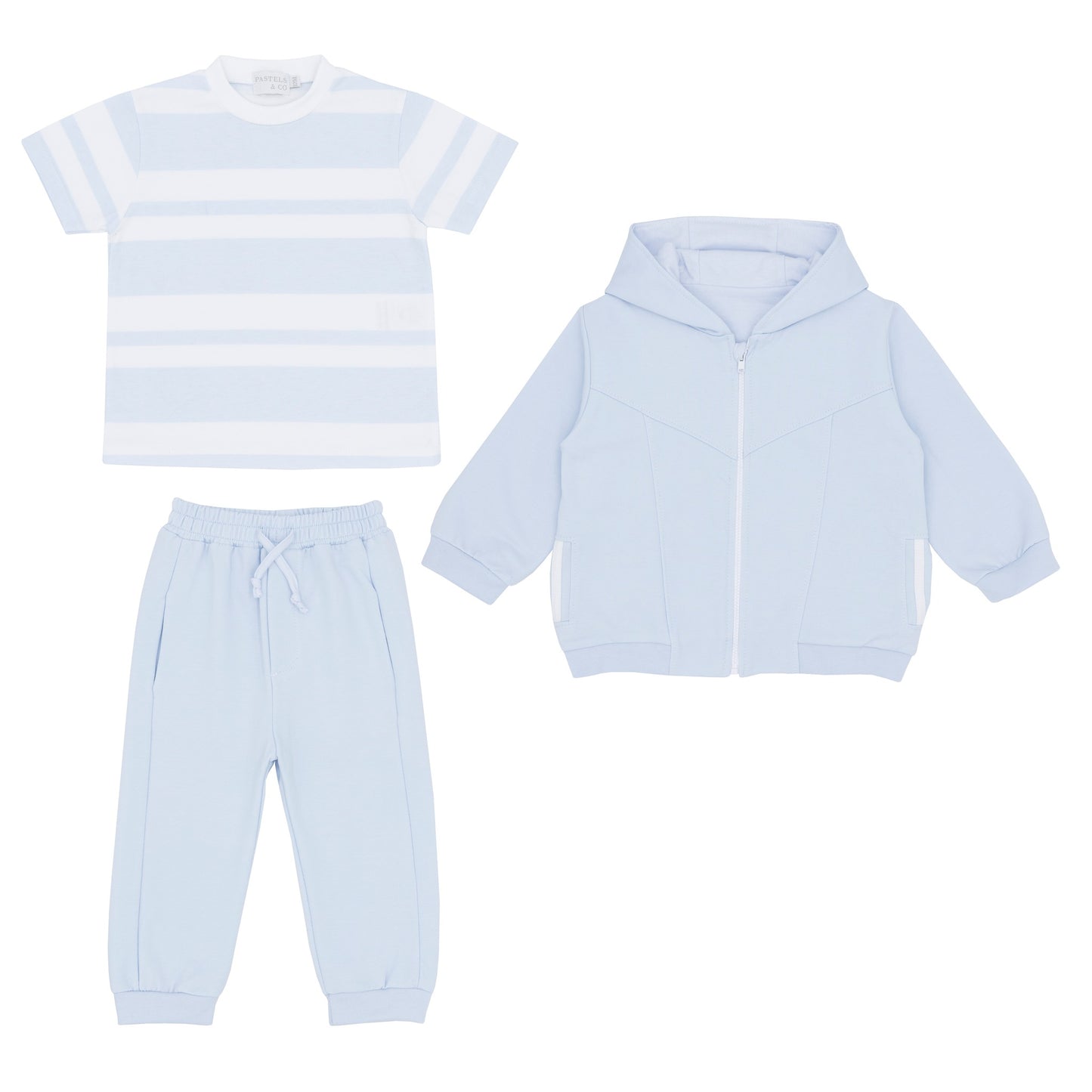 PA301C Pastels 3 Piece Hoody Set