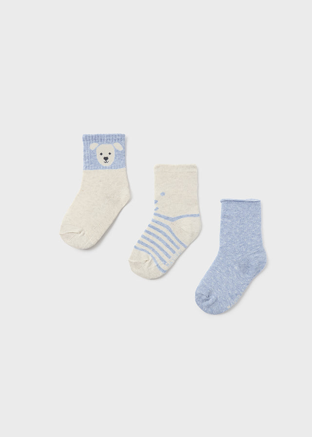 10758 Mayoral 3 Pack of Socks-littlevips-littlevips