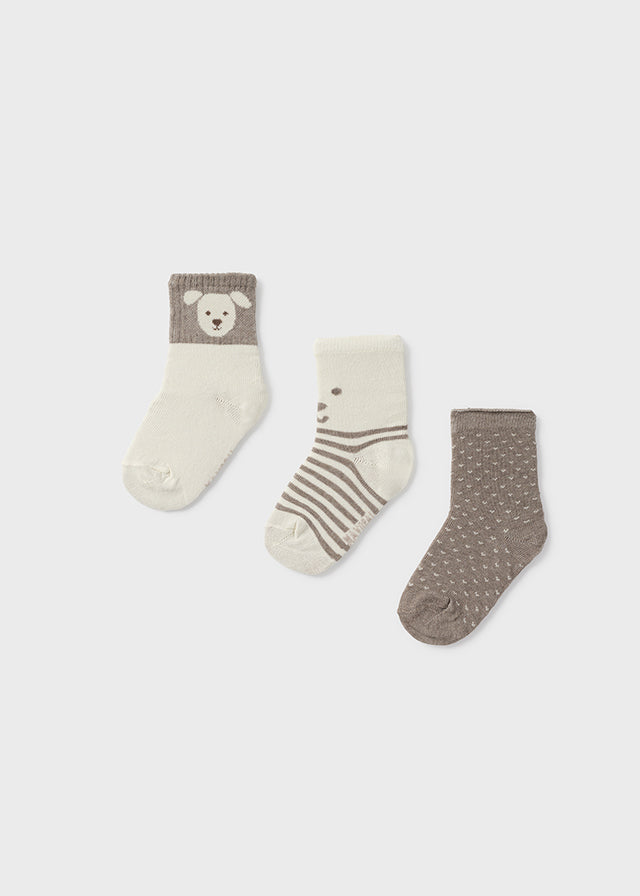 10758 Mayoral 3 Pack of Socks-littlevips-littlevips