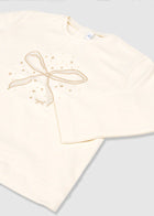 116 Mayoral Long Sleeved Bow T-Shirt