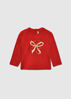 116 Mayoral Long Sleeved Bow T-Shirt