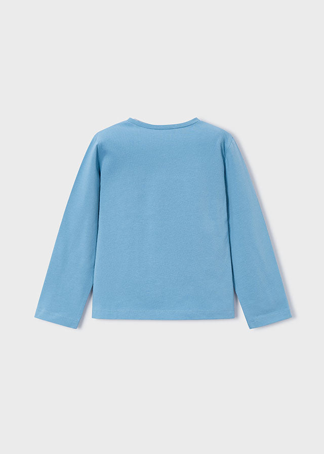 178 Mayoral Long Sleeve Flower T-Shirt