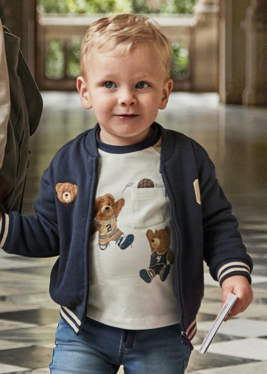 2059 Mayoral Long Sleeved Teddy Bear T-Shirt