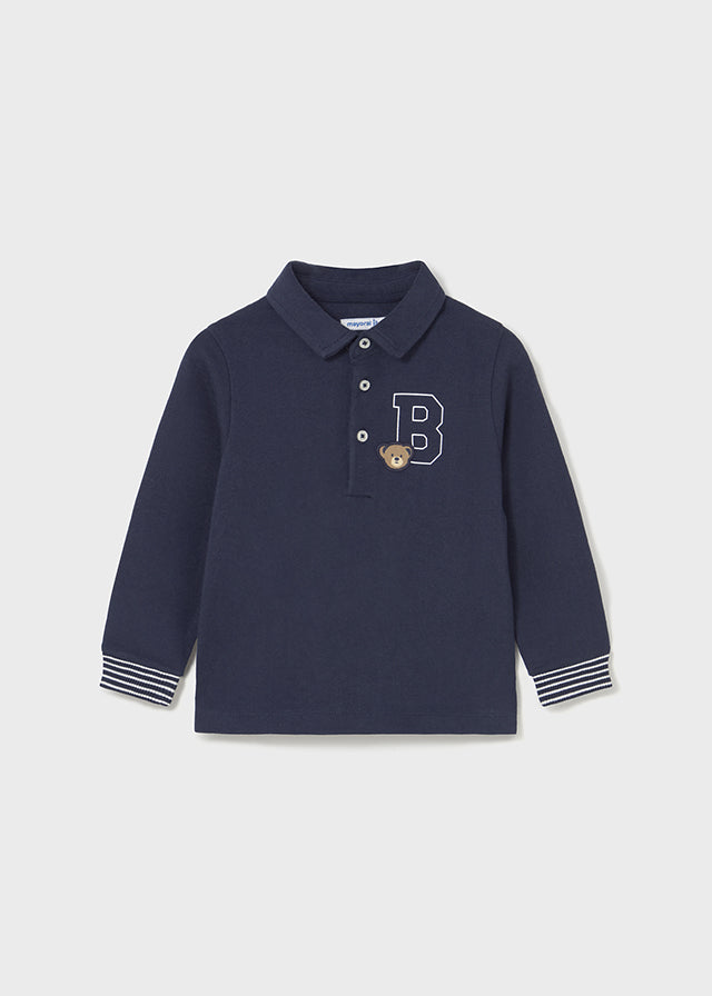 2101 Mayoral Long Sleeve Polo