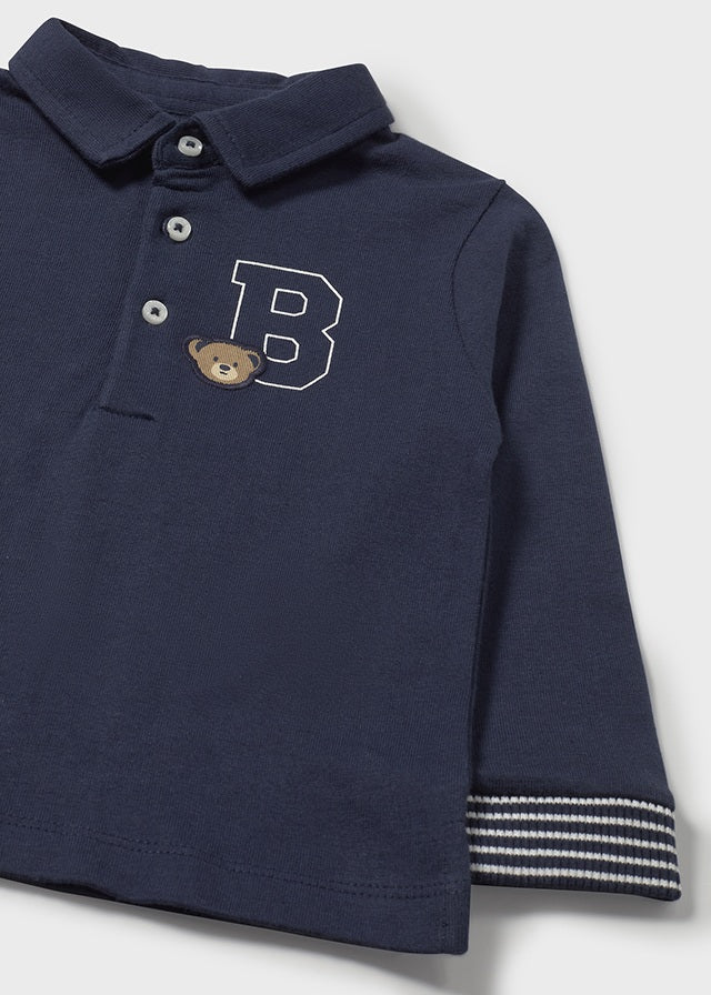 2101 Mayoral Long Sleeve Polo