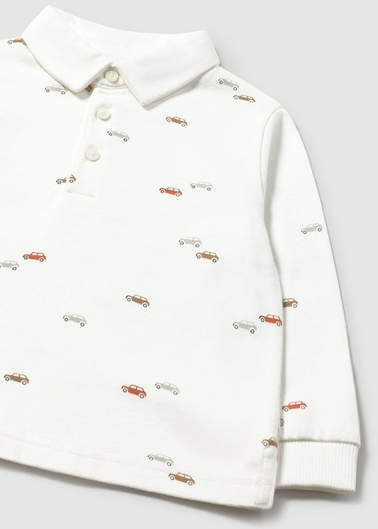 2102 Mayoral Long Sleeved Smart Car Poloshirt