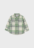 2104 Mayoral Checked Quilted Overshirt