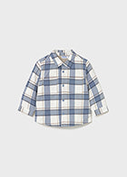2104 Mayoral Checked Quilted Overshirt