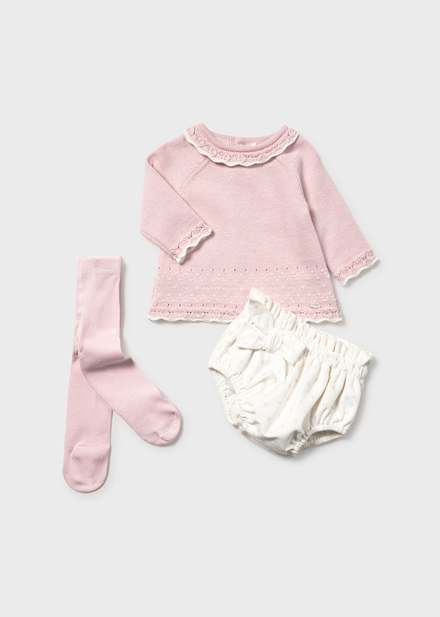 2256 Mayoral Jumper and Bloomer Set