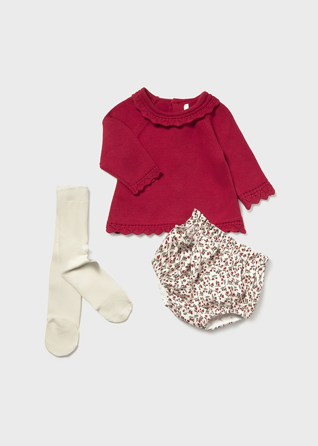 2256 Mayoral Jumper and Bloomer Set