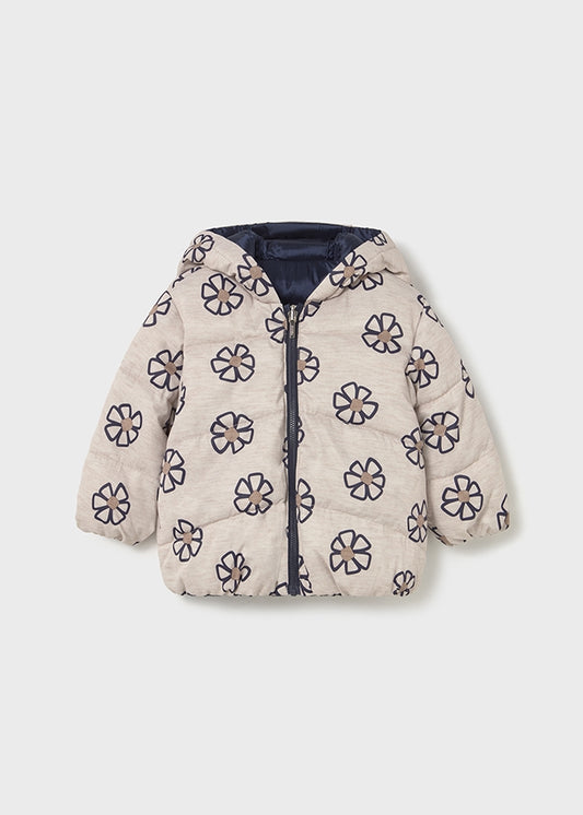2437 Mayoral Reversible Flower Jacket