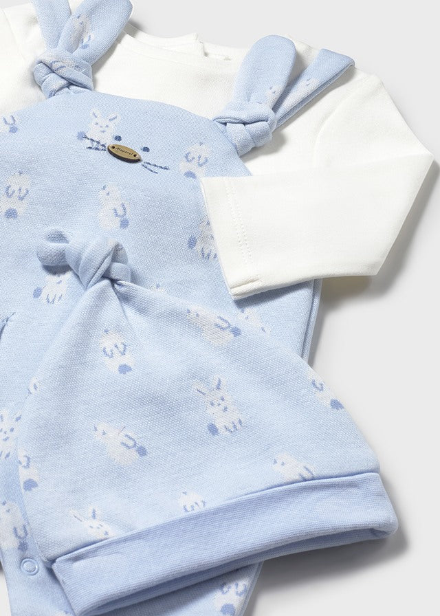 2609 Mayoral Dungaree Set with Hat
