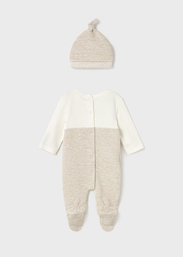 2609 Mayoral Dungaree Set with Hat