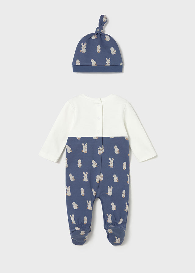 2609 Mayoral Dungaree Set with Hat